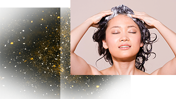 Efficacy 02 髪のハリ、コシが良くなる