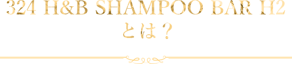 324 ECO SHAMPOO BAR H2とは?