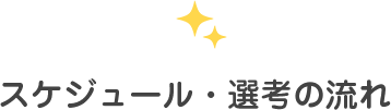 スケジュール・選考の流れ
