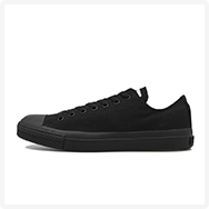 CANVAS ALL STAR OX ブラックモノクローム