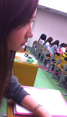 学校での写真
