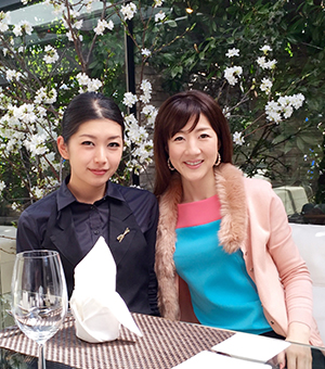 スタッフさんと高岡さん